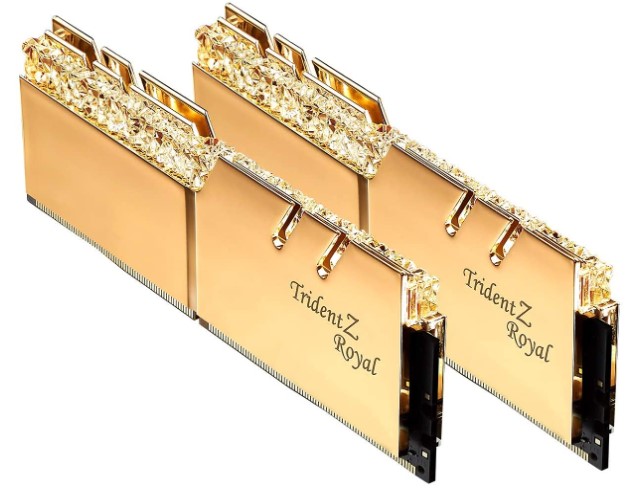 G.Skill 32GB DDR4 Trident Z Royal Gold 3200Mhz
