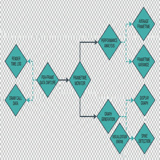 Image showing frametime graph