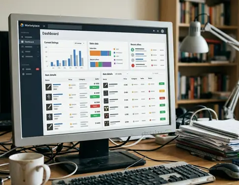 Image showing marketplace dashboard